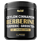 NUQIIT Berberine Supplement with Turmeric & Green Tea - 90 Capsules