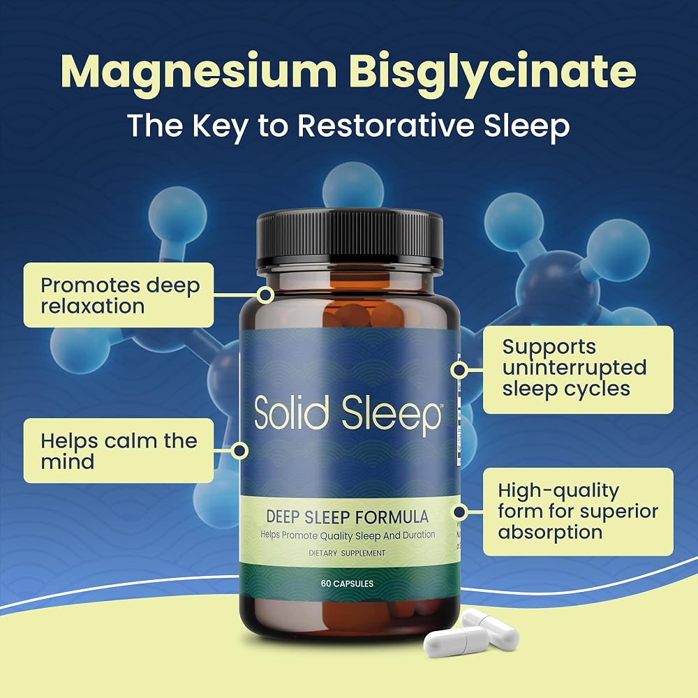 Solid Sleep Deep Sleep Formula Natural Sleep Aid - 60 Vegan Capsules - image 4