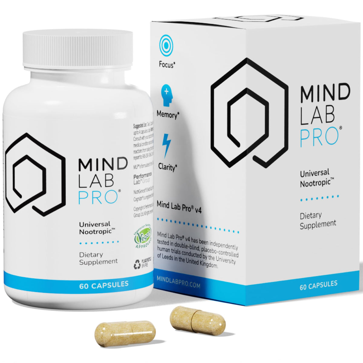 Mind Lab Pro Universal Nootropic Brain Booster - 60 Capsules