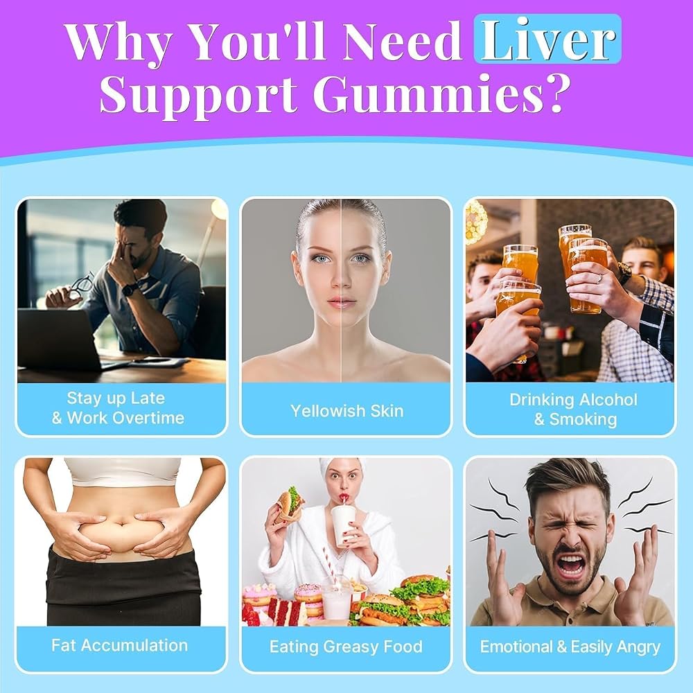 Kaourso Liver Cleanse Detox & Repair Gummies