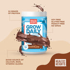 Healthy Heights Grow Daily Kids Protein Drink Mix Chocolate - 10.9 oz - image 3