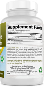 Best Naturals Creatine Monohydrate Pure Powder - 1 Lb - image 6