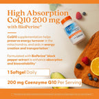 Doctor's Best High Absorption CoQ10 200mg - 60 Vegetarian Softgels - image 5