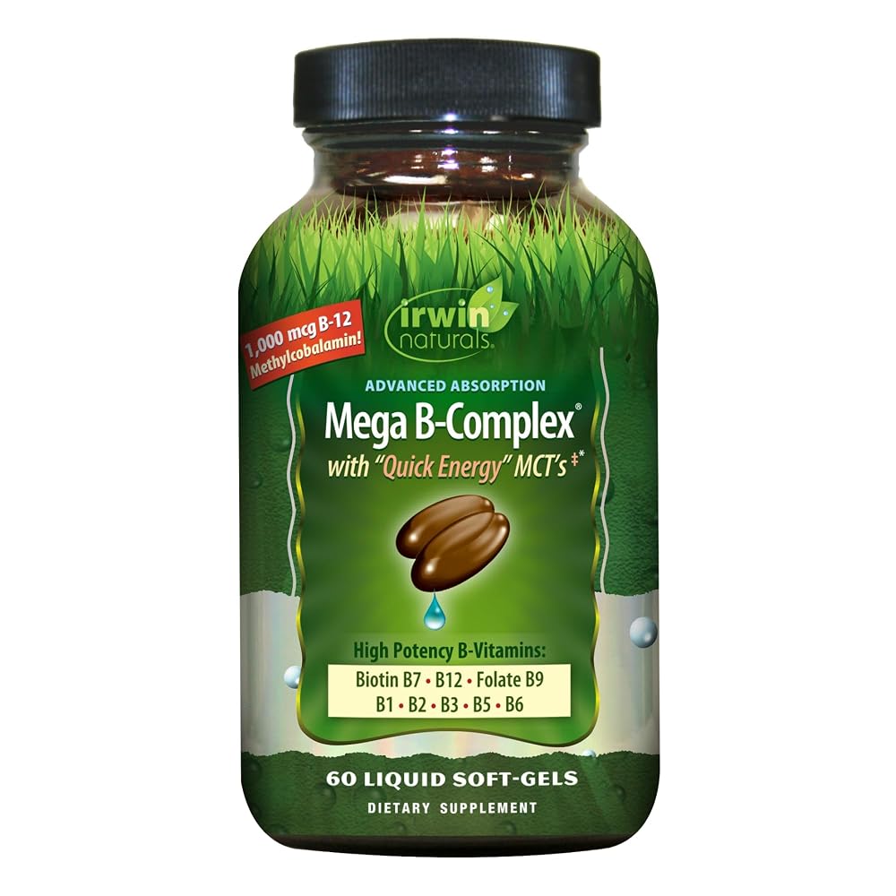 Irwin Naturals Advanced Absorption Mega-B Complex - 60 Softgels