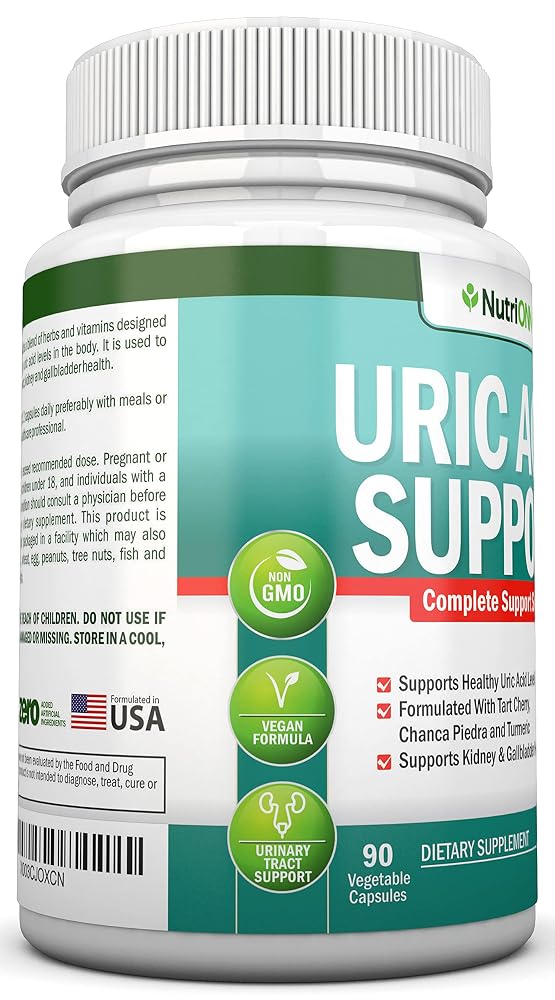 NutriONN Uric Acid Flush Herbal Supplement - 90 Capsules - image 8