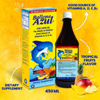EMULSION BALLENA AZUL Ballena Azul Cod Liver Oil Emulsion Omega 3 - 6 Fl Oz - image 3