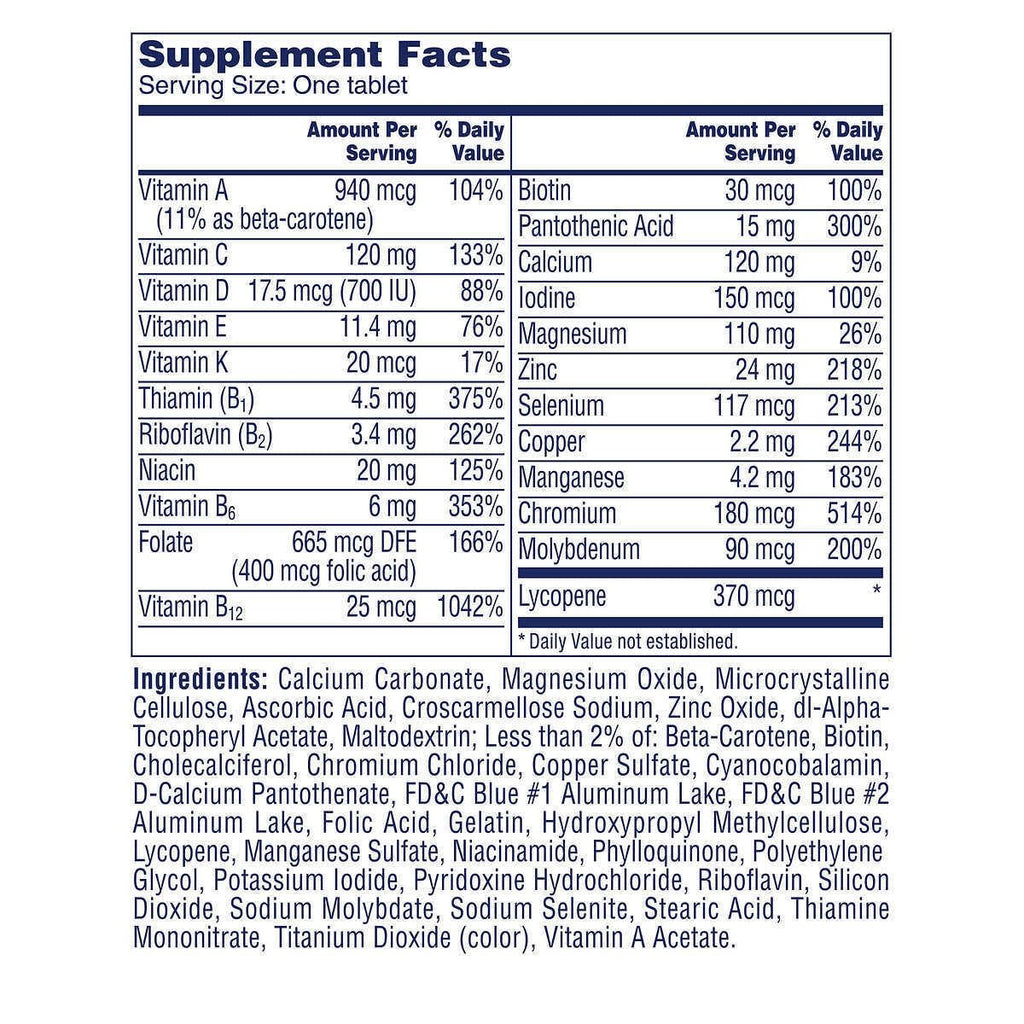One A Day Men's 50 Plus Advantage Multivitamin - 300 Tablets - image 2