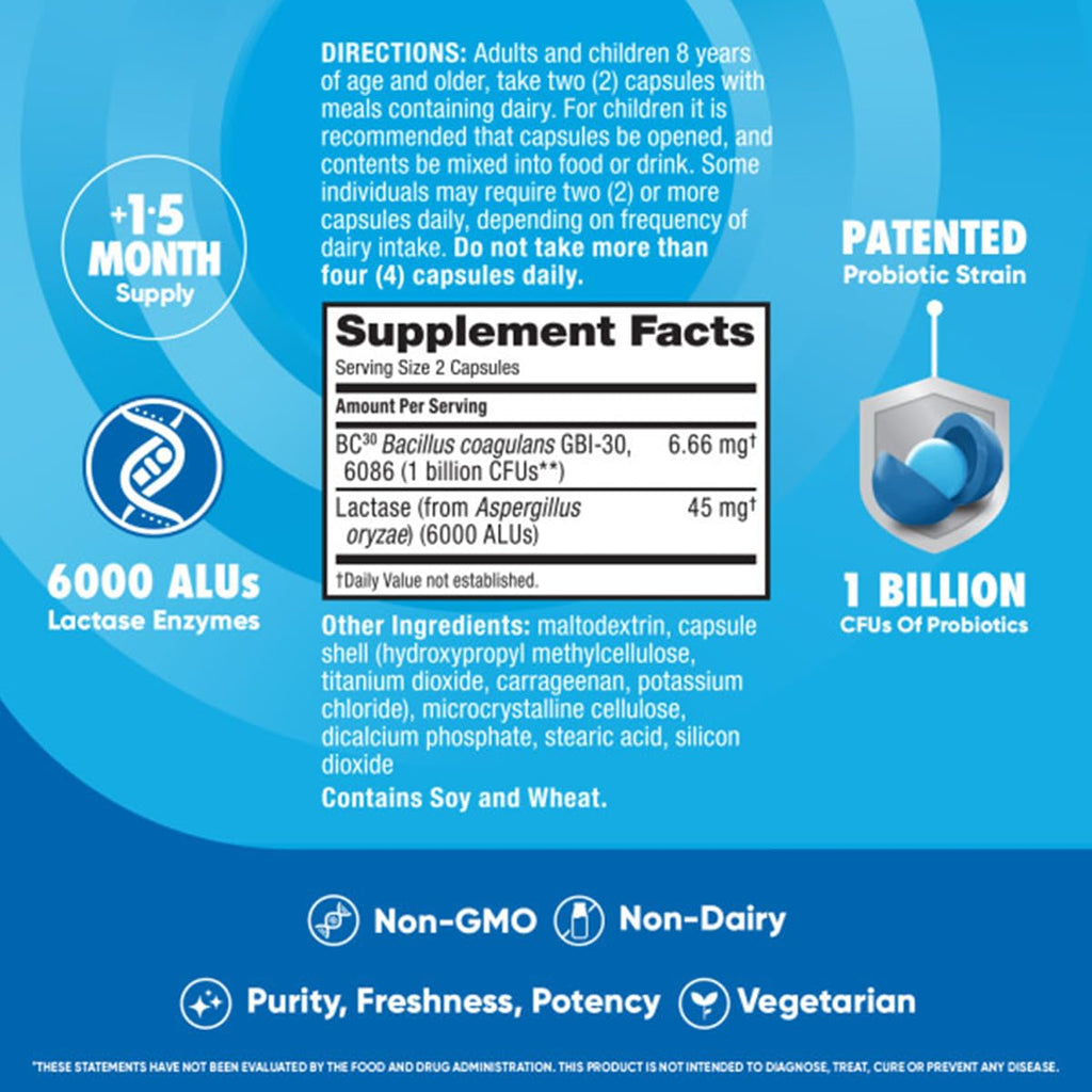 Digestive Advantage Probiotics + Lactase Digestive Enzymes