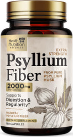 Health Nutrition Naturals Psyllium Husk Capsules - Psyllium Husk