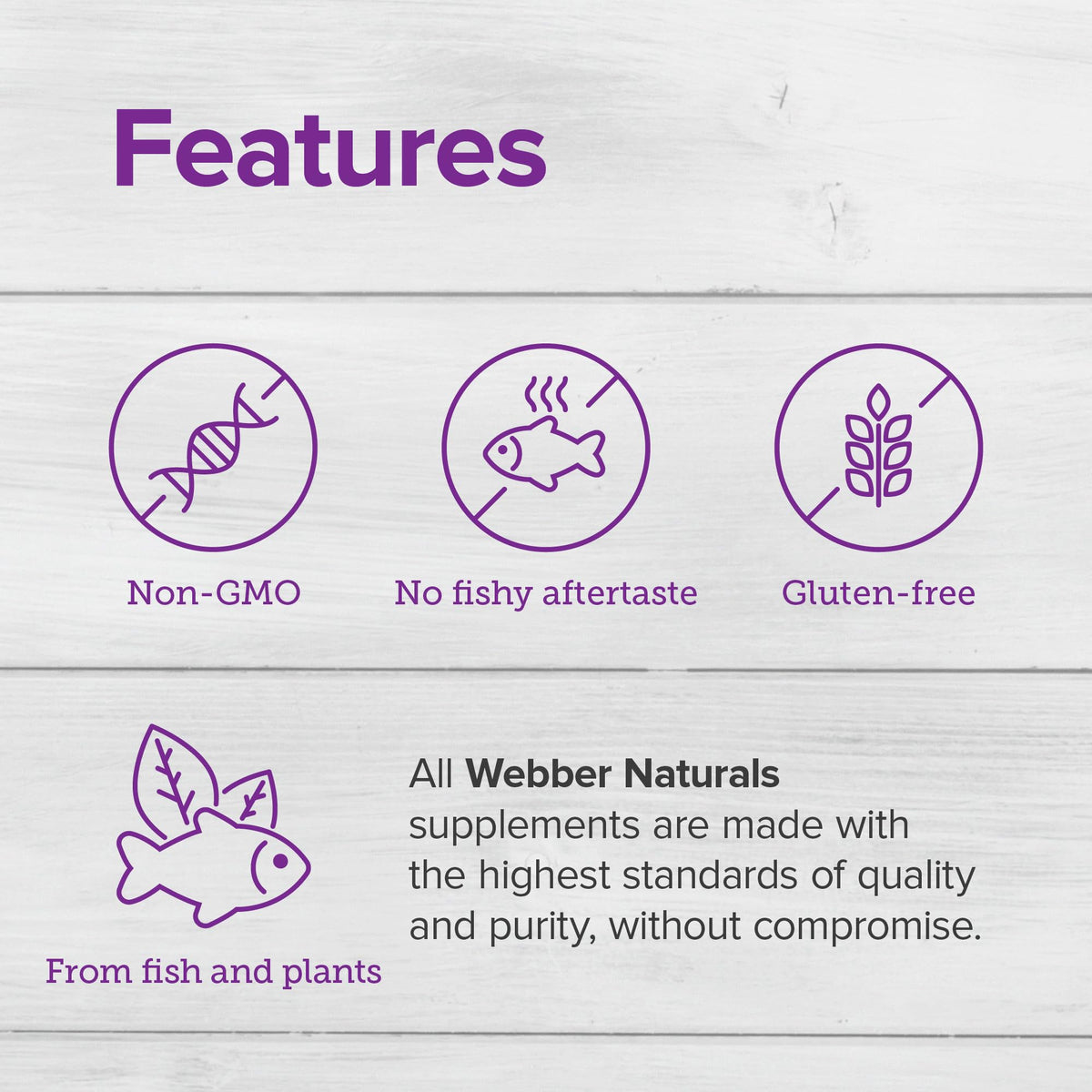 Webber Naturals Triple Omega 3 6 9 Fish Oil - 180 Softgels - image 2
