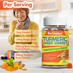 SmildeHeal Turmeric Curcumin Gummies 500mg - 120 Count - image 3