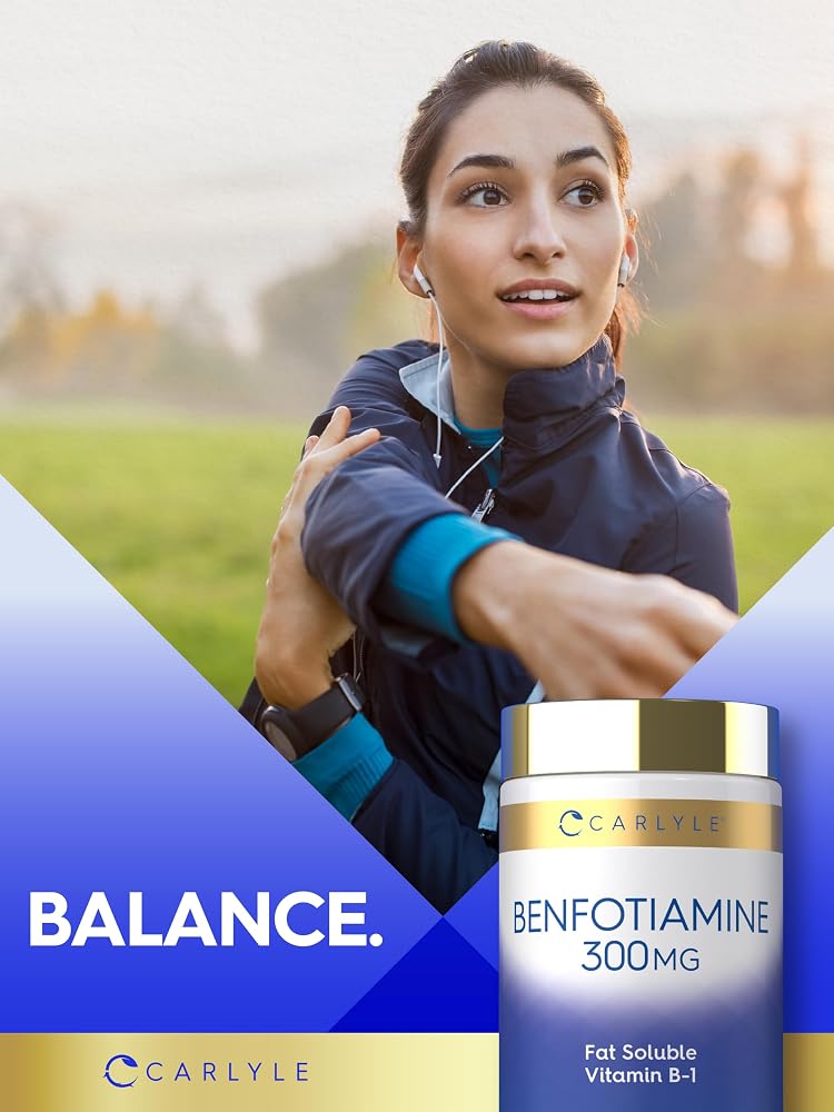Carlyle Benfotiamine 300mg Vitamin B1 - 90 Capsules - image 6