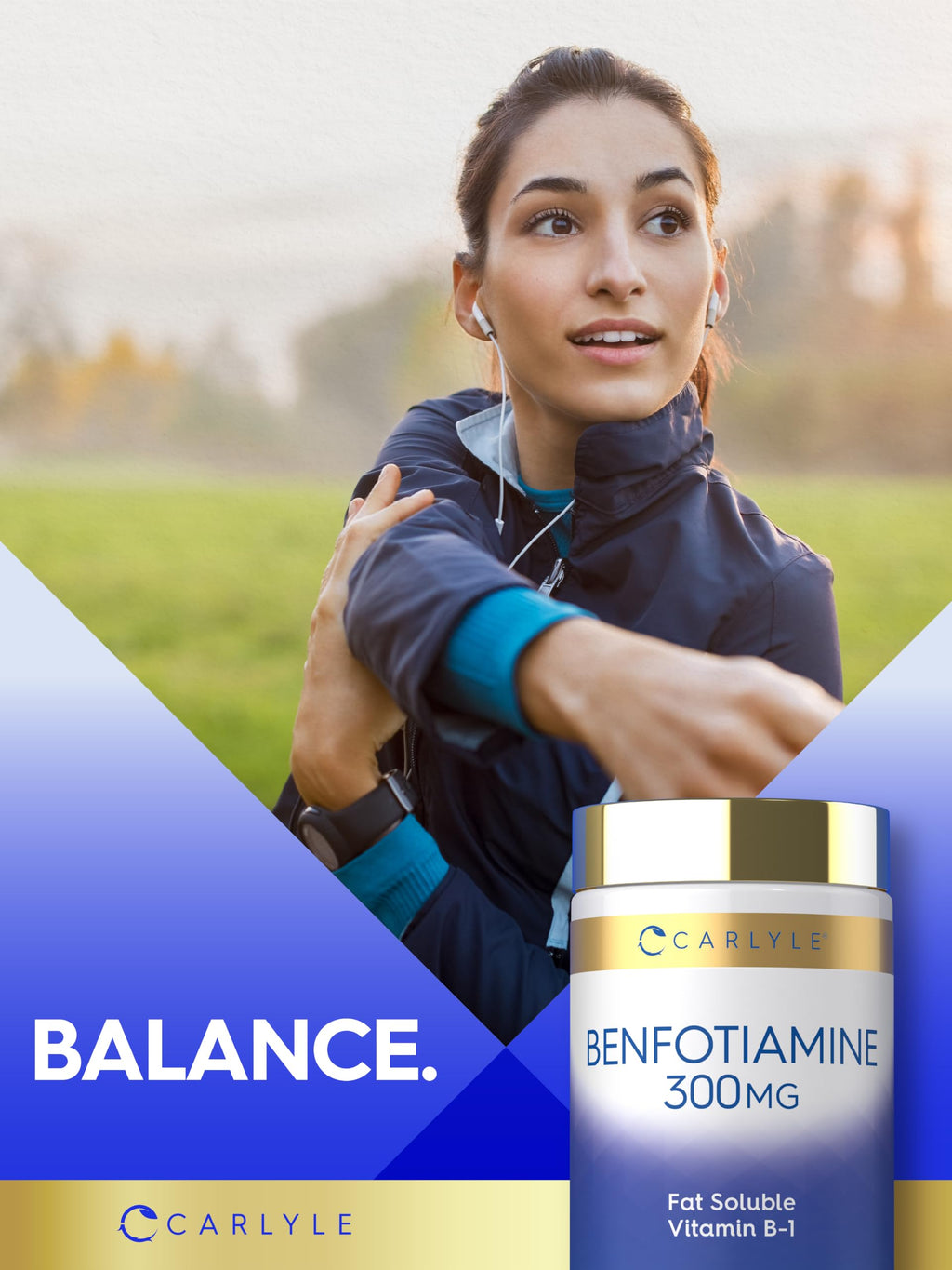 Carlyle Benfotiamine 300mg Vitamin B1 - 90 Capsules - image 6
