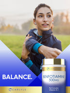 Carlyle Benfotiamine 300mg Vitamin B1 - 90 Capsules - image 6