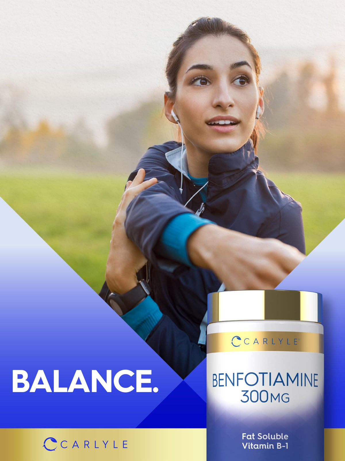 Carlyle Benfotiamine 300mg Vitamin B1 - 90 Capsules - image 6