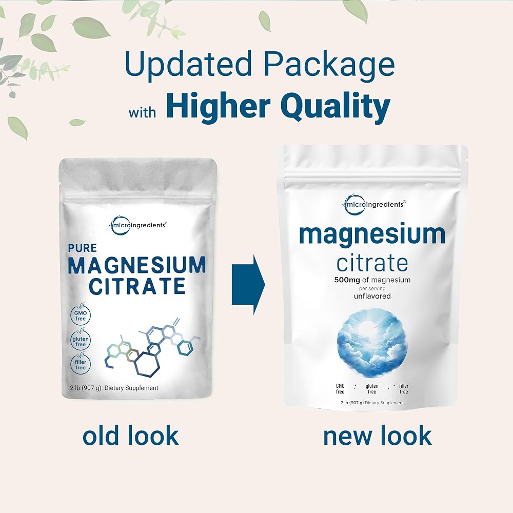 Micro Ingredients Magnesium Citrate Powder for Relaxation - 2 lbs - image 3