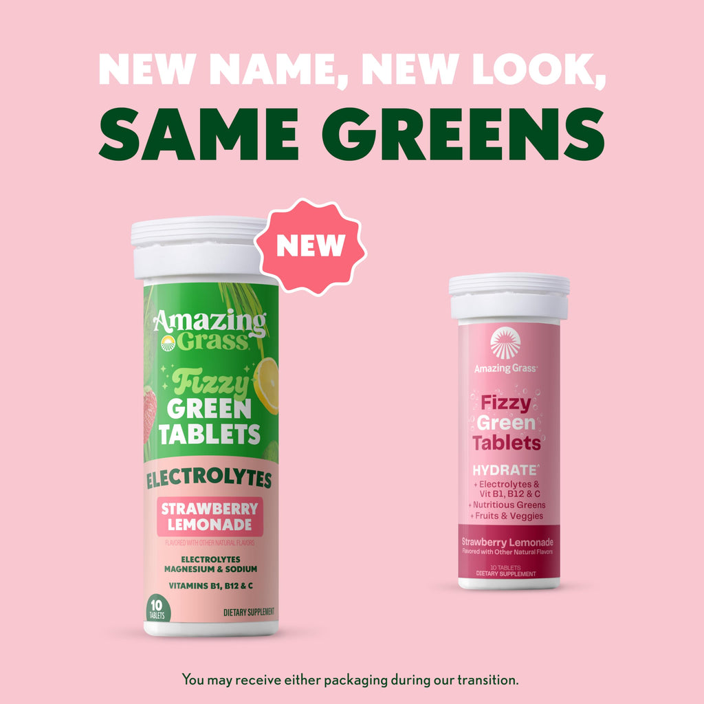 Amazing Grass Effervescent Fizzy Green Tablets