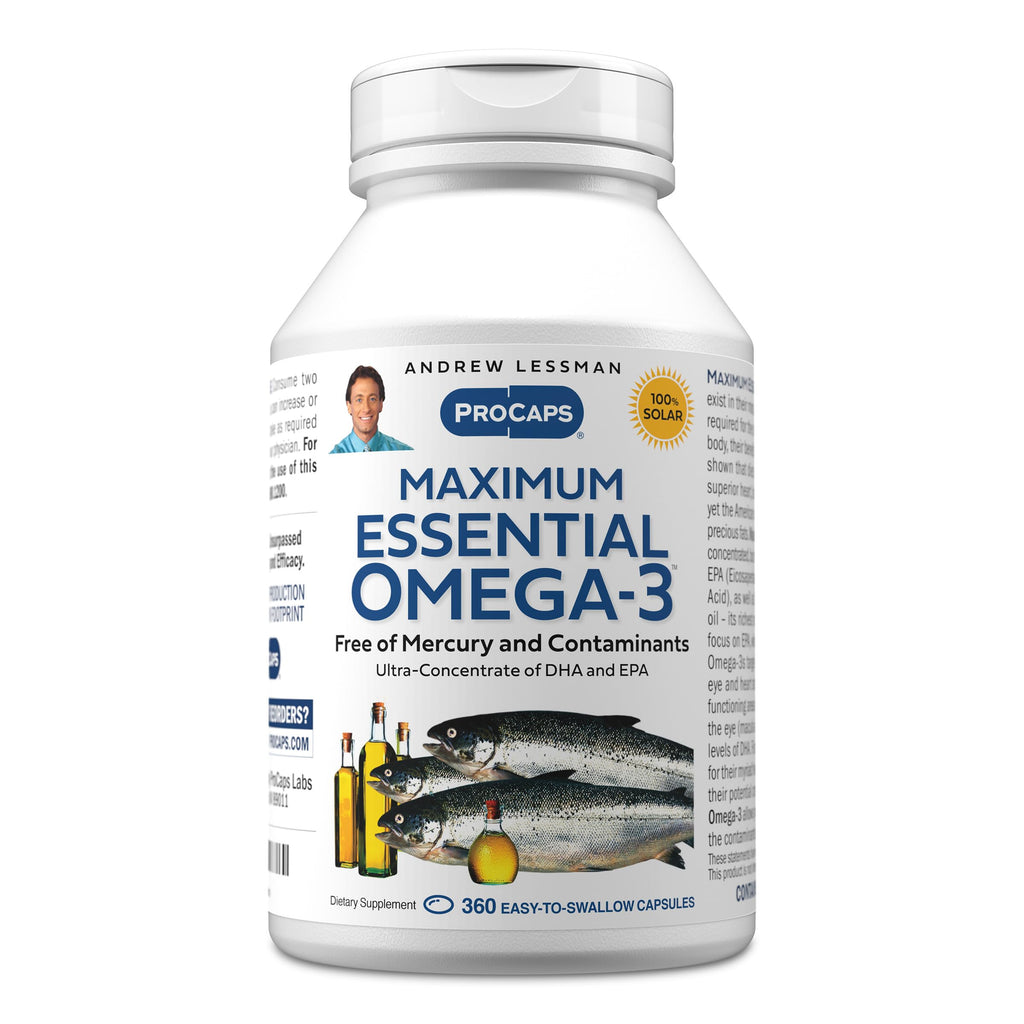 ANDREW LESSMAN Maximum Essential Omega-3 Mint - Softgels - Ultra-Pure