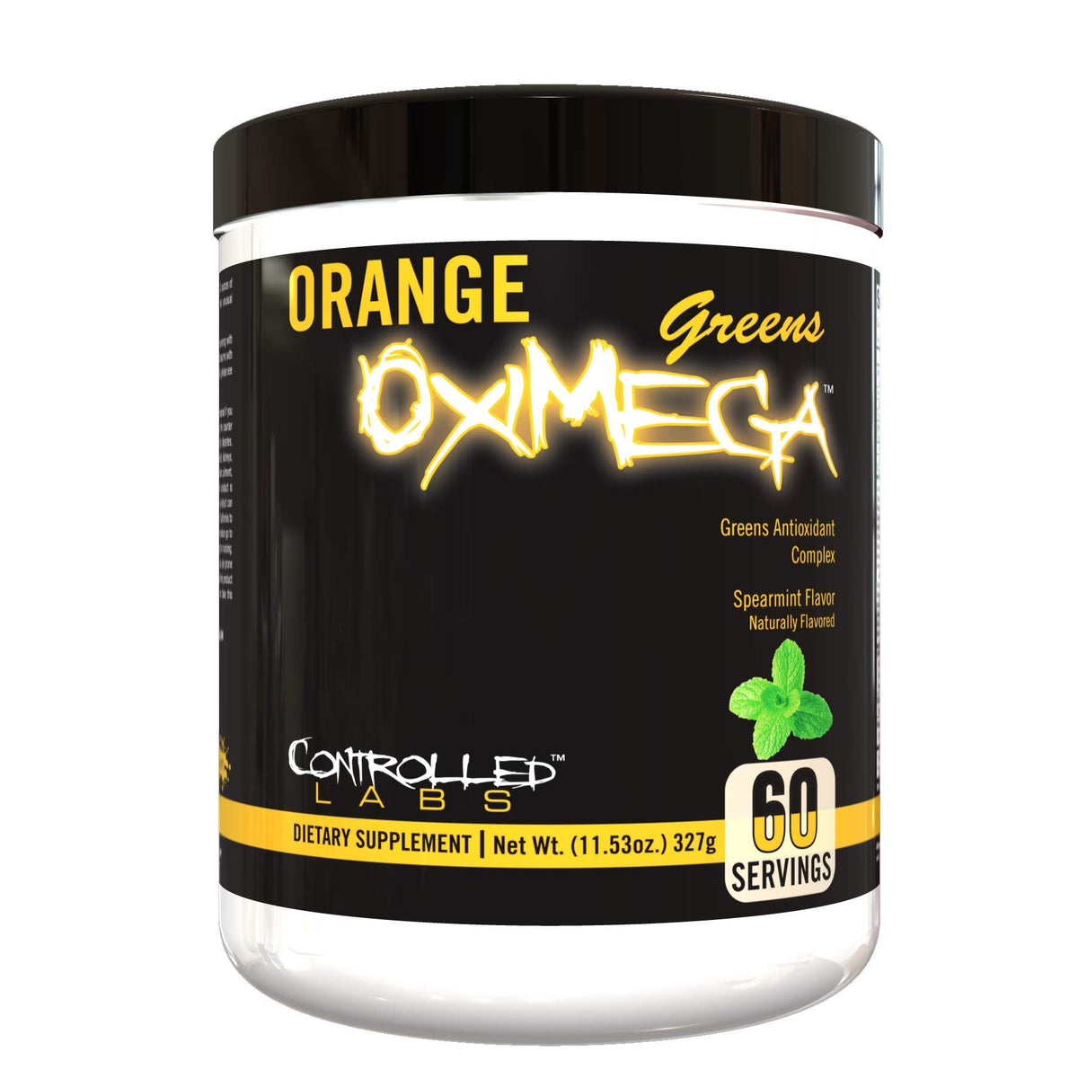 Controlled Labs Orange OxiMega Greens Spearmint Powder - 11.5 oz