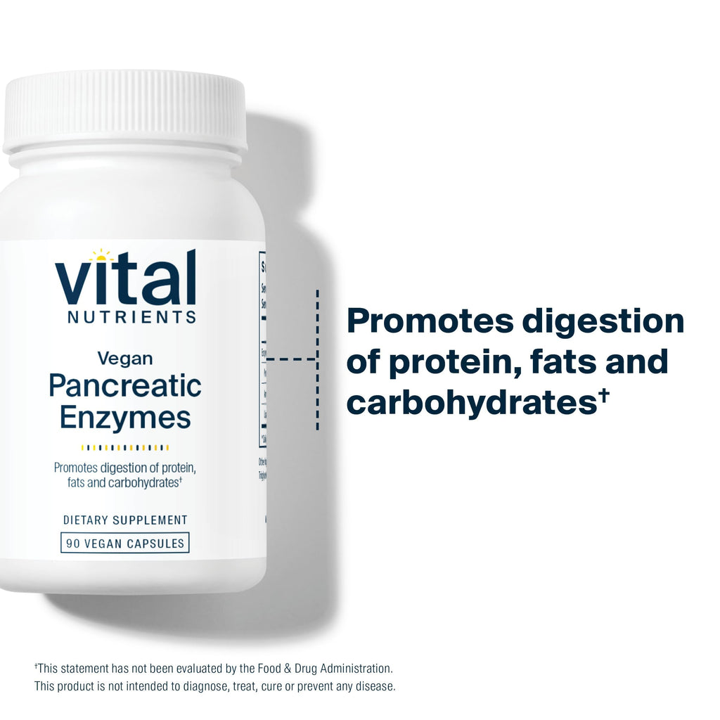 Vital Nutrients Vegan Pancreatic Enzymes - 90 Capsules - image 3