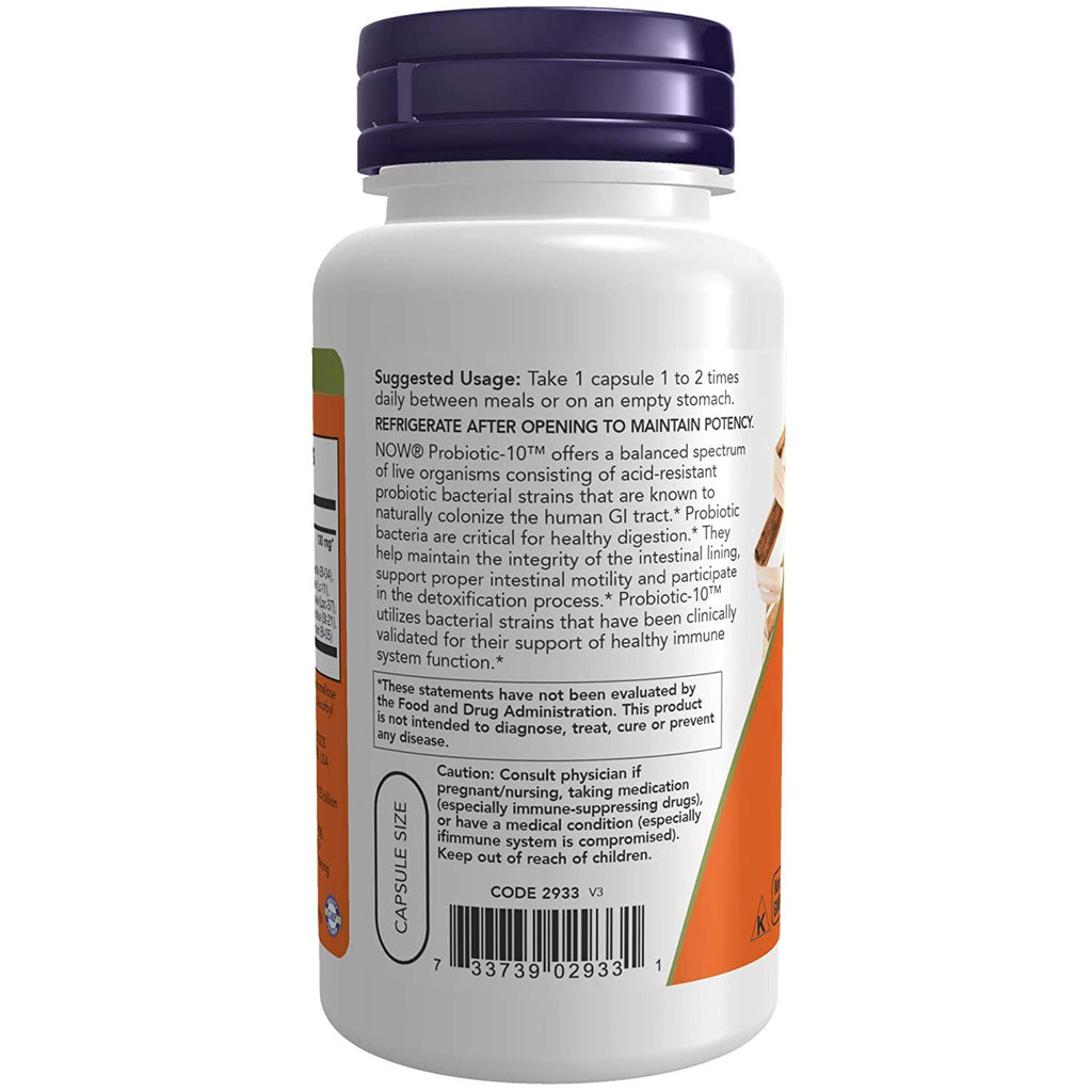 Now Foods Probiotic-10 25 Billion - 300 Capsules - image 3