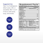 Physician's Strength Potent-B Whole Food B Complex Powder - 14.1 oz - image 2