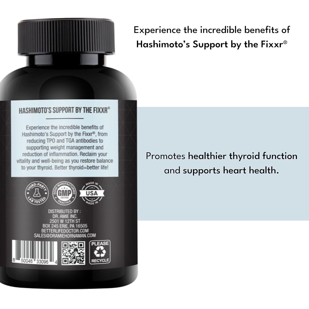 Fixxr Hashimoto's Support by Dr. Amie Thyroid Extract - 30 Softgels - image 4