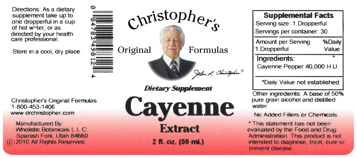 Christopher's Original Formulas Cayenne Extract - 2 fl oz - image 8