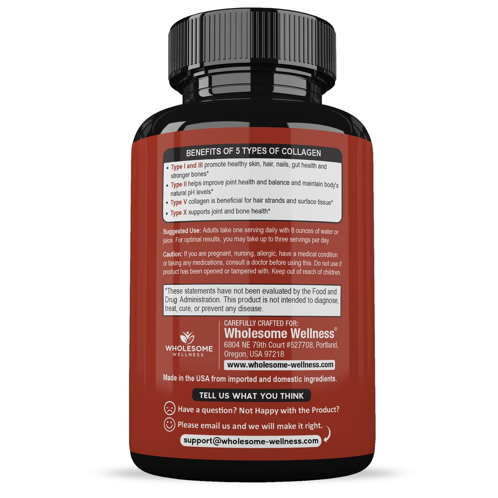Wholesome Wellness Super-Absorb Multi Collagen Pills - 90 Capsules - image 7