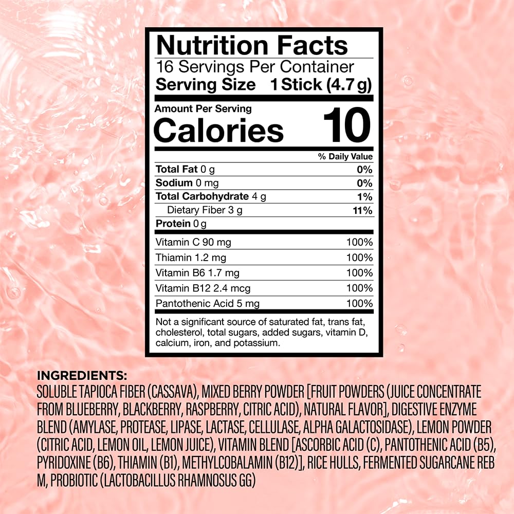 VitaCup Super H2O Mixed Berry Water Enhancer - 32 Packets - image 6