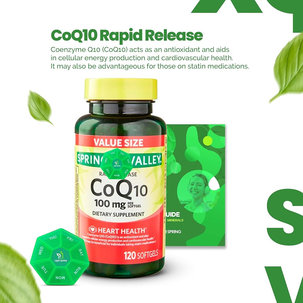 LightSpring Rapid-Release CoQ10 100 mg - 120 Softgels - image 4