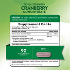Nature's Truth Cranberry Concentrate Pills with Vitamin C - 90 Capsules - image 2