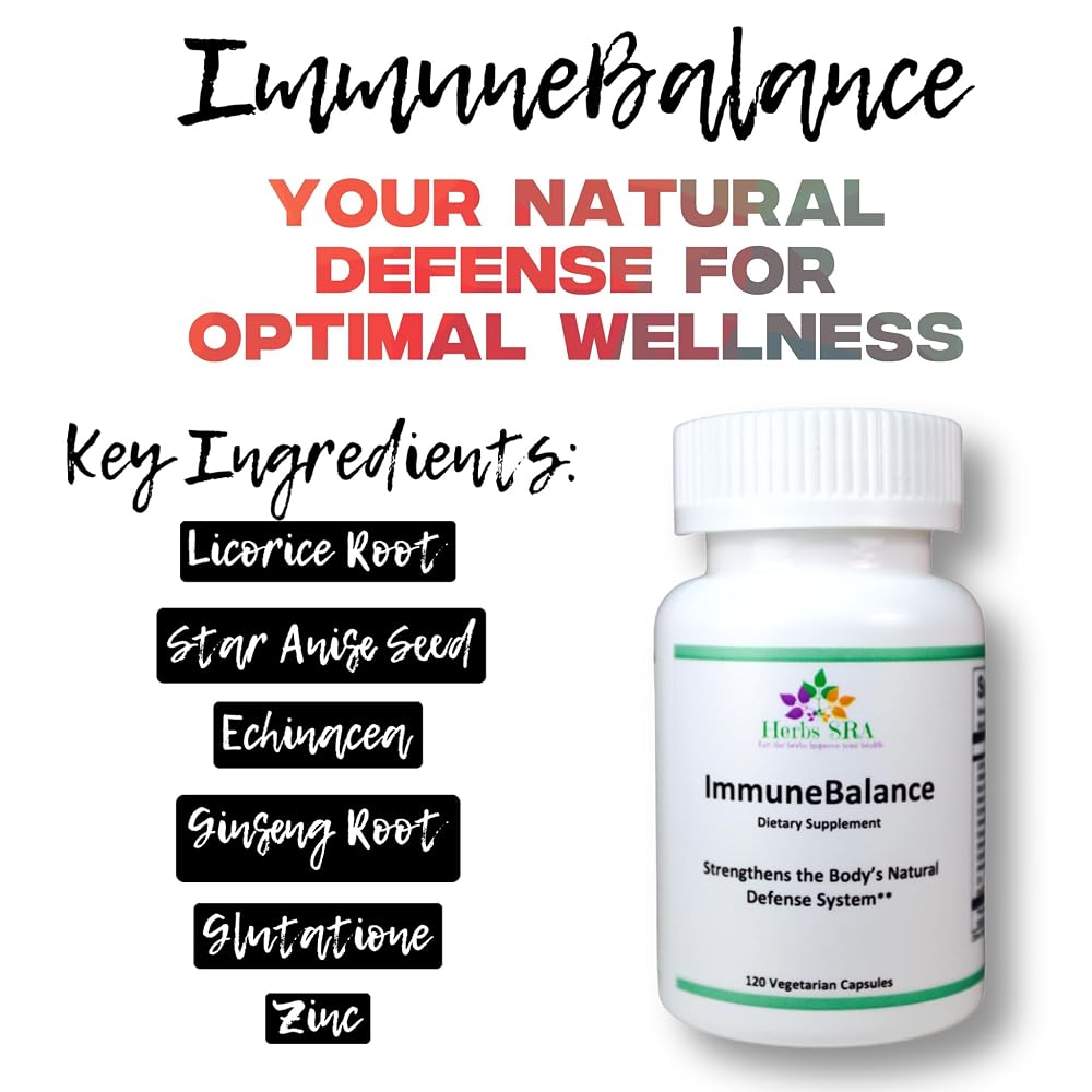 Herbs SRA ImmuneBalance Immune Support Supplement - 120 Vegetarian Capsules - image 5