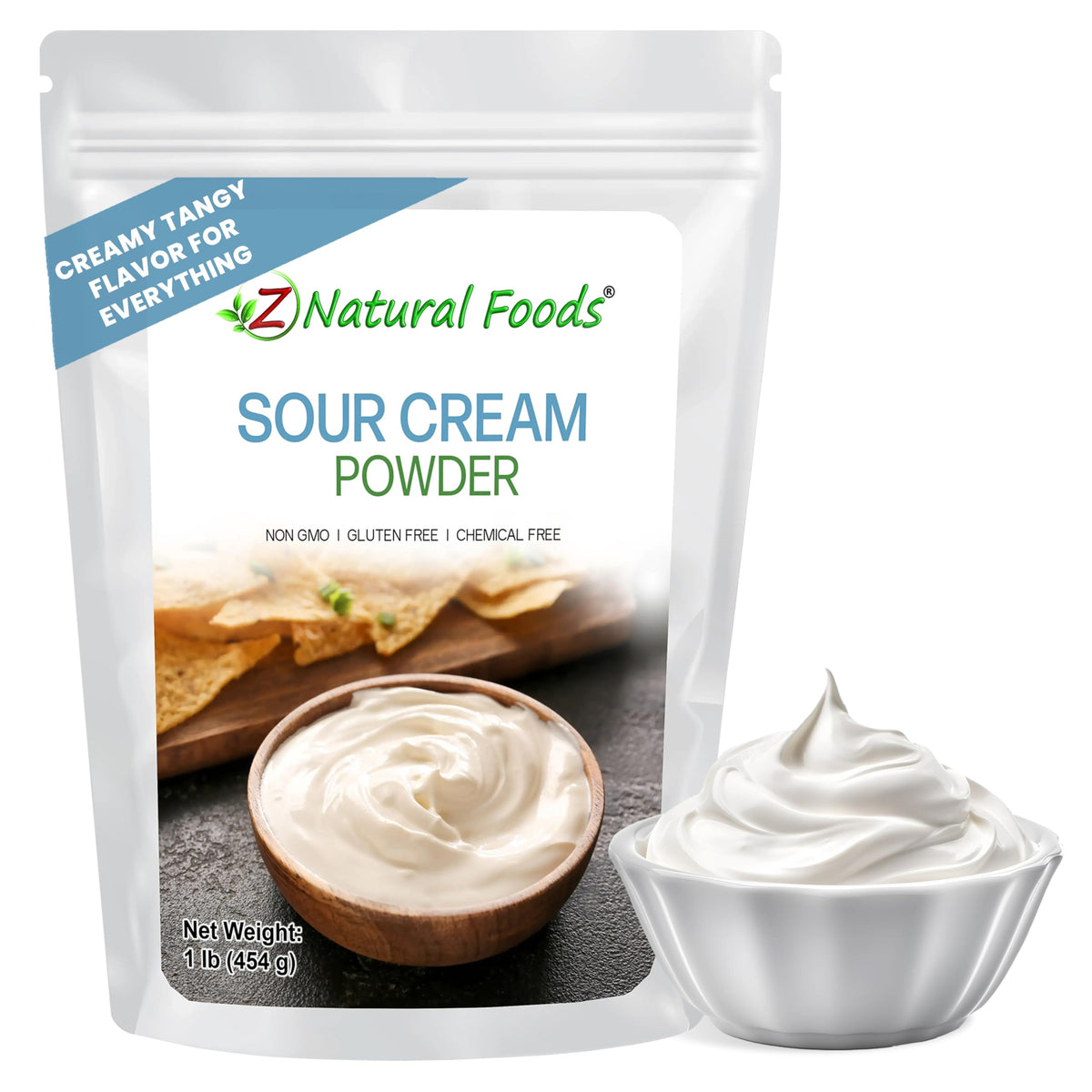 Z Natural Foods Sour Cream Powder - 16 Ounce