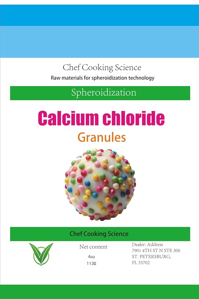 LEIMENGCHEF Sodium Alginate & Calcium Chloride Spherification - 8oz - image 5