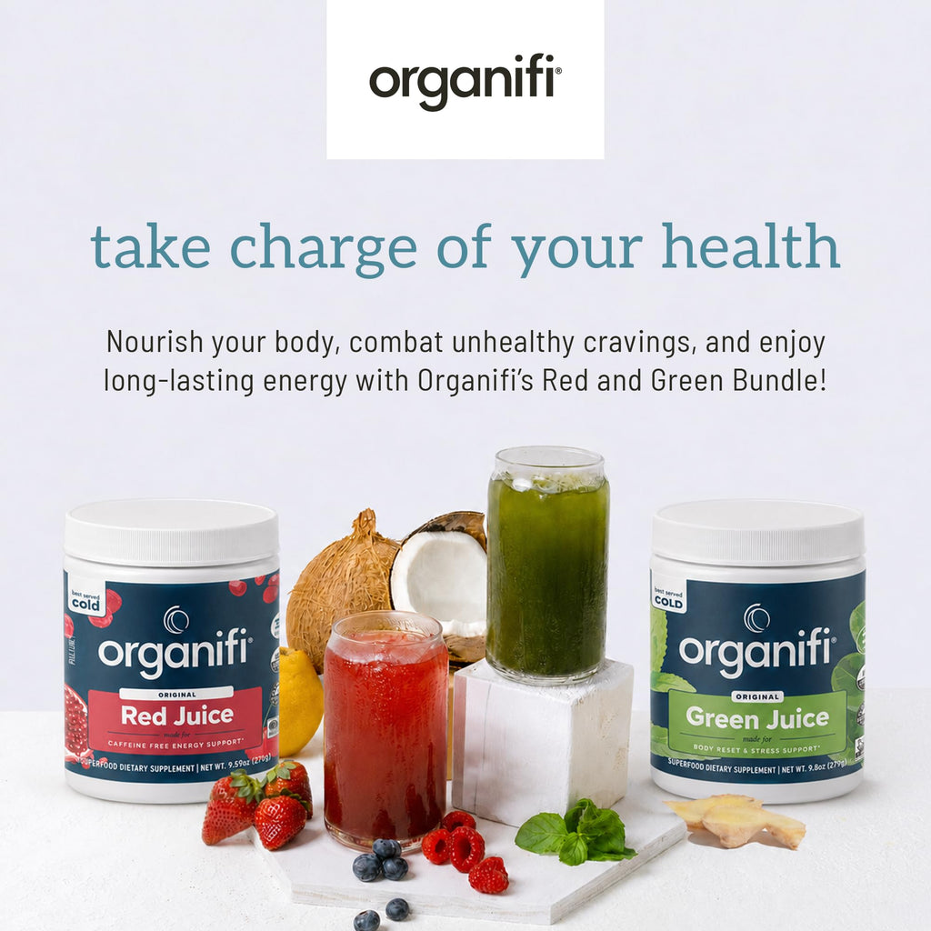 Organifi Daily Energizing Stack Green and Red Juice - 30 Day Supply - image 4