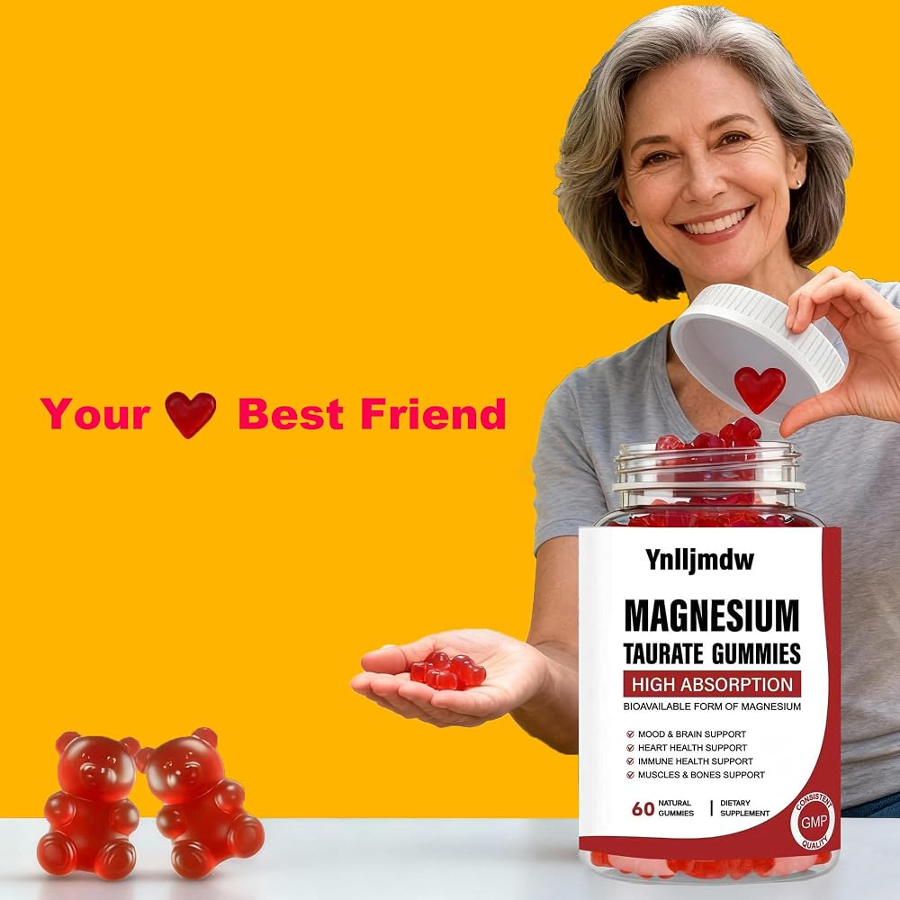 Ynlljmdw Magnesium Taurate Gummies