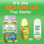 JINGYAT Moringa Softgels Organic Extract for Energy - 120 Softgels - image 5