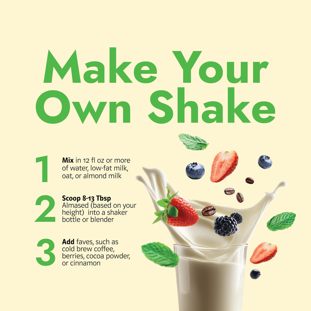 Almased Vanilla Meal Replacement Shake - Low-Glycemic High Plant Base
