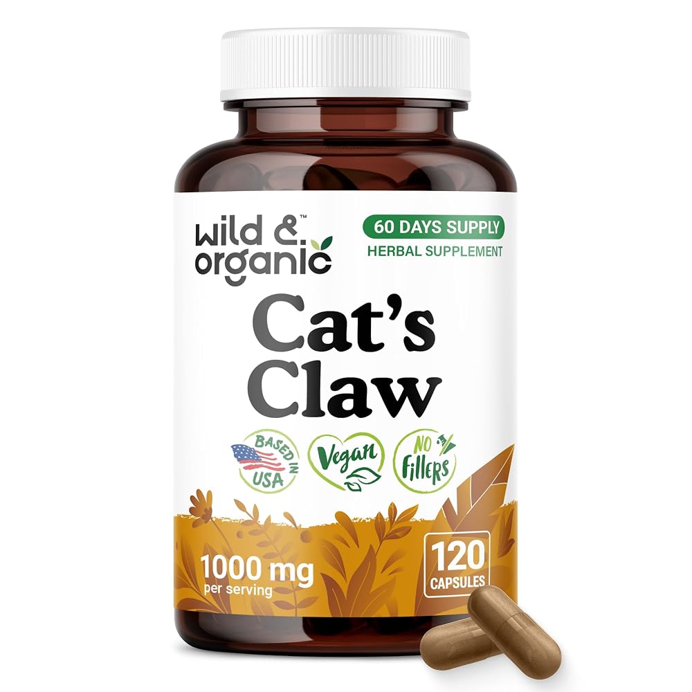 Wild & Organic Product Image Cat's Claw Herbal Supplement 1000 mg