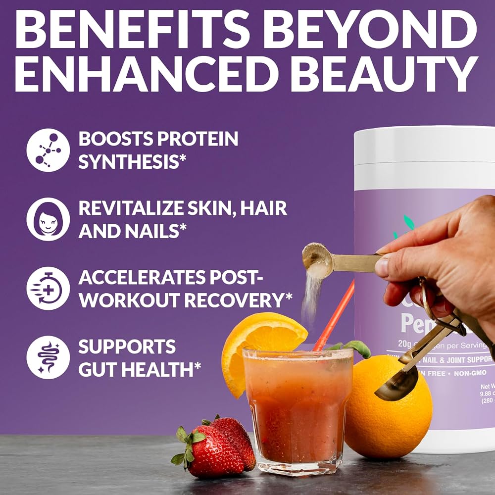 Vital Rise Hydrolyzed Collagen Powder Type I & III - 280g - image 8