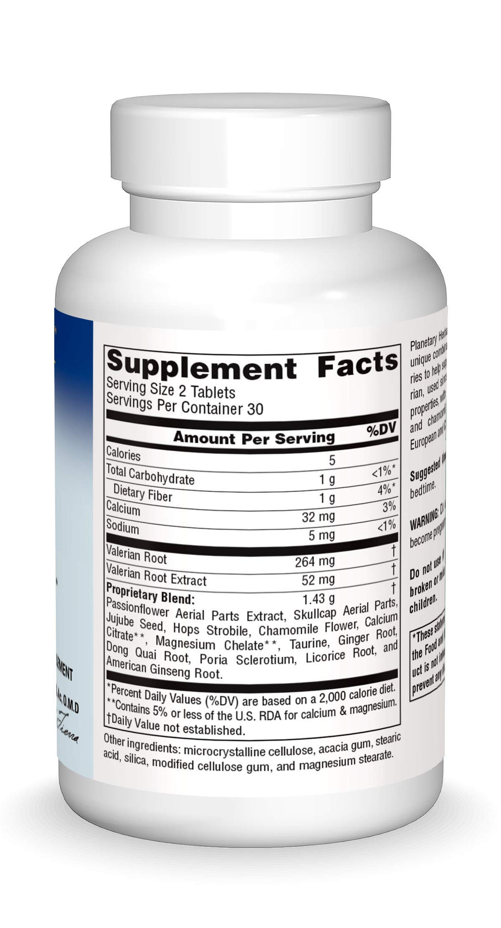 Planetary Herbals Valerian Easy Sleep Tablets - 60 Count - image 3