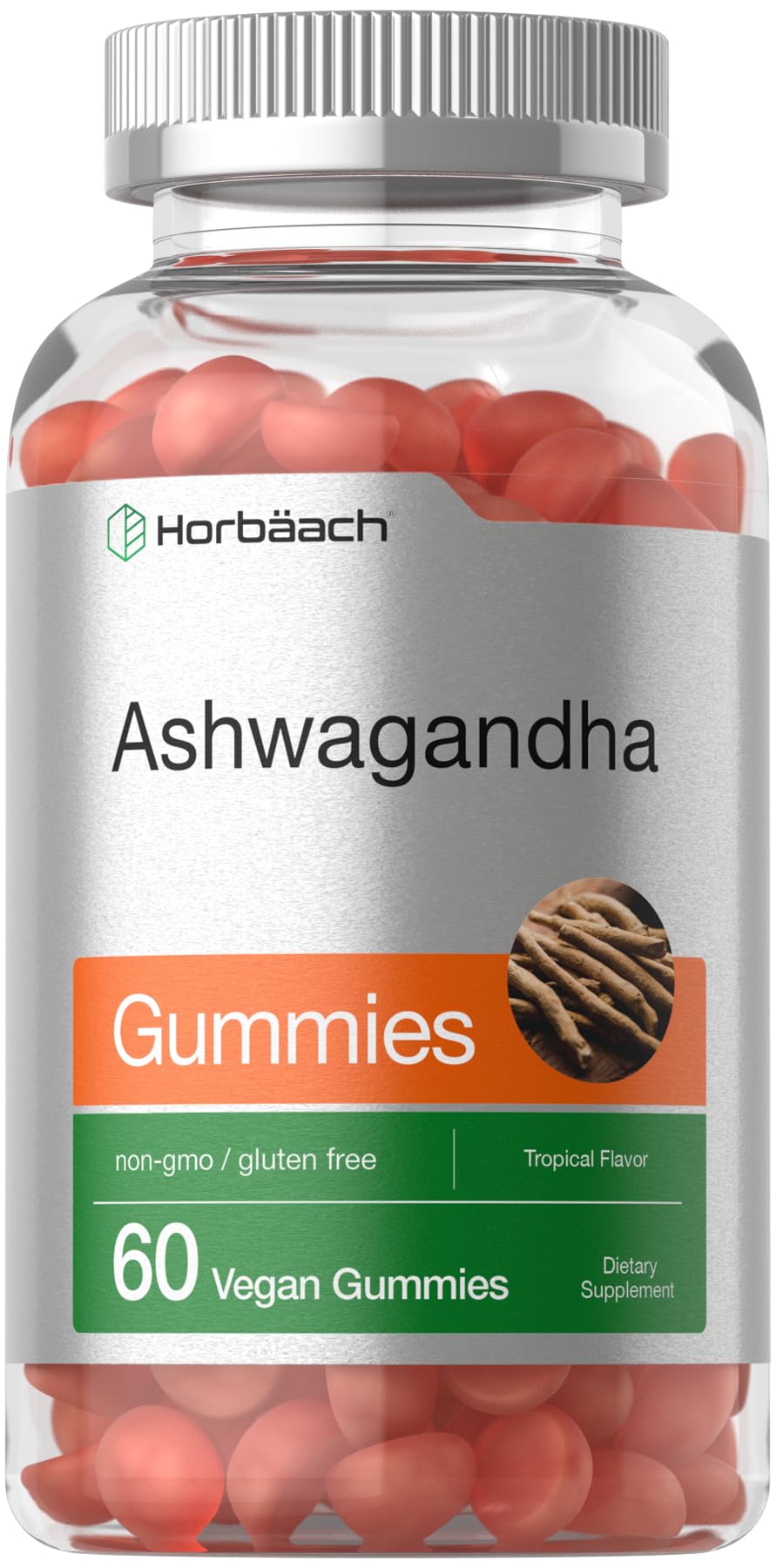 Horbäach Ashwagandha Gummies - 60 Chewable Gummies