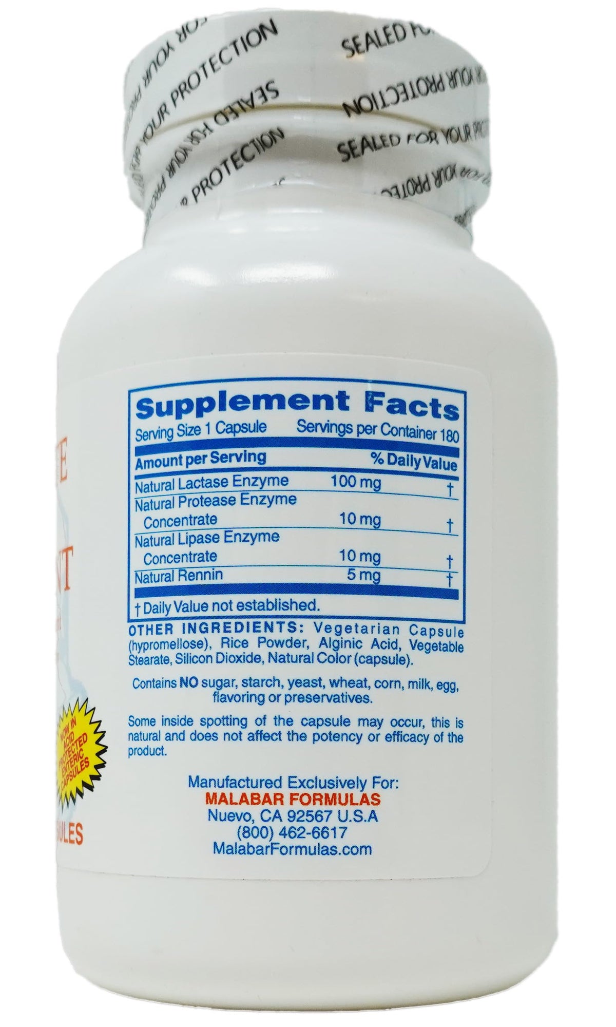 Malabar Complete Milk Digestant - 180 Tablets - image 2