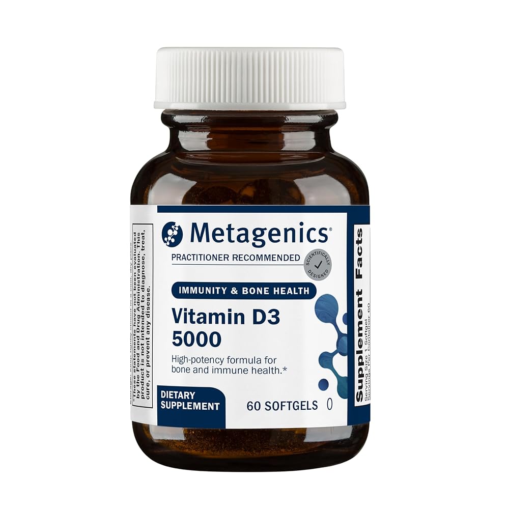 Metagenics Vitamin D3 5000 IU Immune Support - 60 Softgels