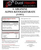 Dual Health Body & Mind Pure AAKG L-Arginine Alpha-Ketoglutarate Powder - 2.5kg - image 3