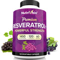 Nutrivein Premium Pure Resveratrol Supplement 1450mg - 120 Capsules