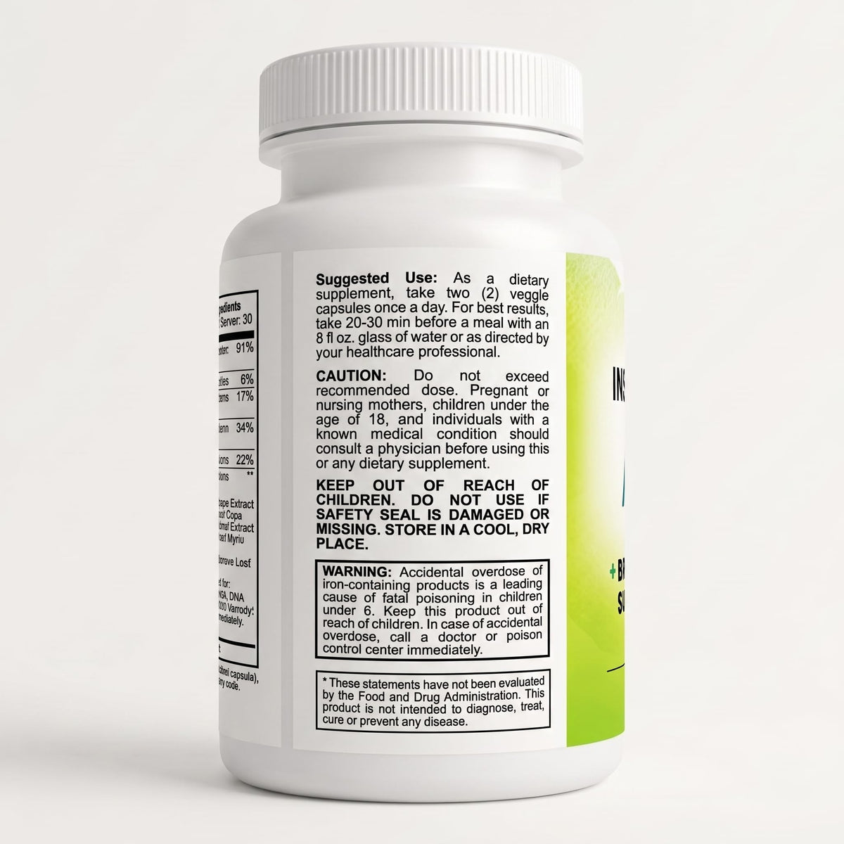 Instant Brands InstantATT 7-in-1 Nootropic Brain Supplement - 60 Capsules - image 2