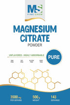 MS Finechem Magnesium Citrate Powder 400mg - 500g - image 5