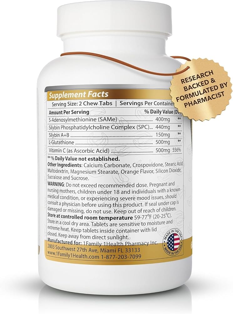 LiverTrio+ LiverTrioX Liver Supplement with SAMe & Glutathione - 60 Tablets - image 8